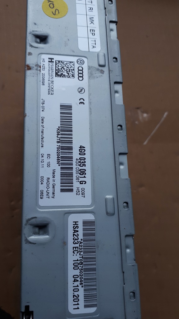 фото №8, A5 lift a4 s4 a6 тюнер радио 4g0035061g