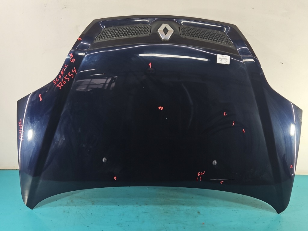 Купить Капот передняя renault scenic 1 granatowy nv472