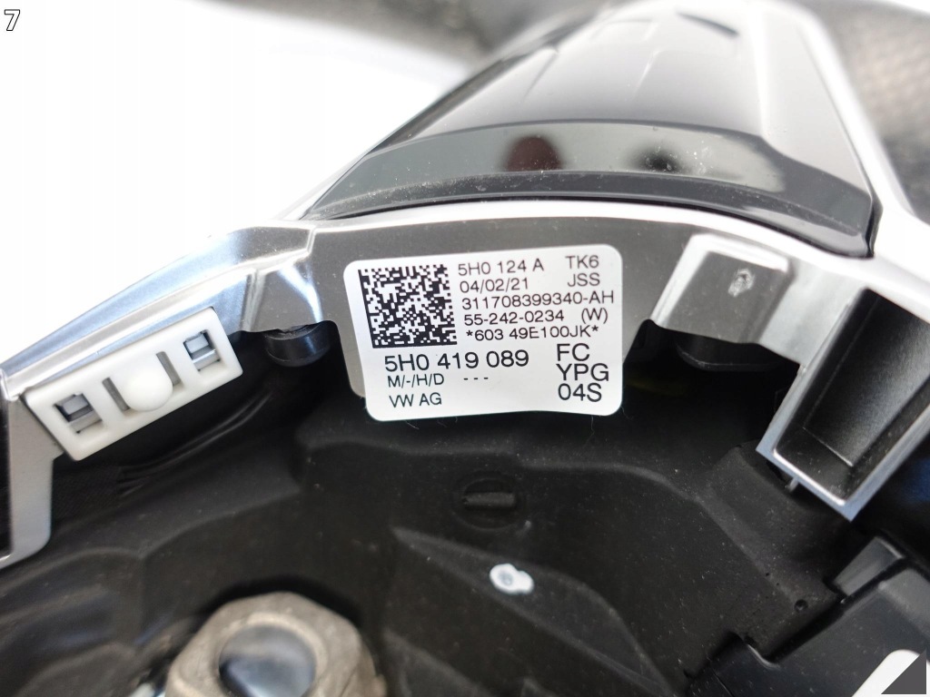 фото №8, Vw golf viii 8 5h0 passat tiguan arteon touareg r-line воздуховод виртуальный