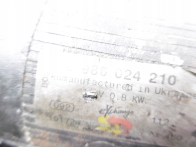 фото №7, Fiat punto ii стартер 0986024210 1,2
