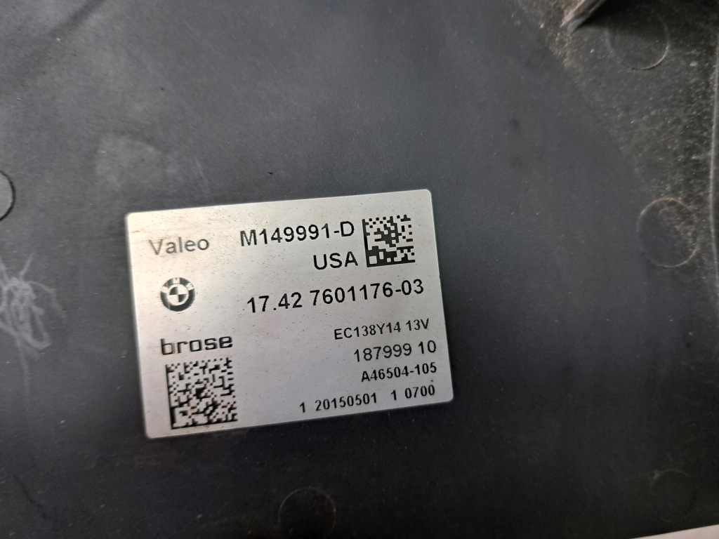 Bmw x3 f25 f26 радиатор интеркулер вентилятор 7601176 Киев