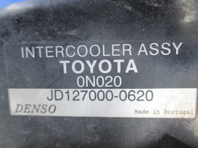 фото №4, Yaris ii 1.4d-4d радиатор воздуха интеркулер