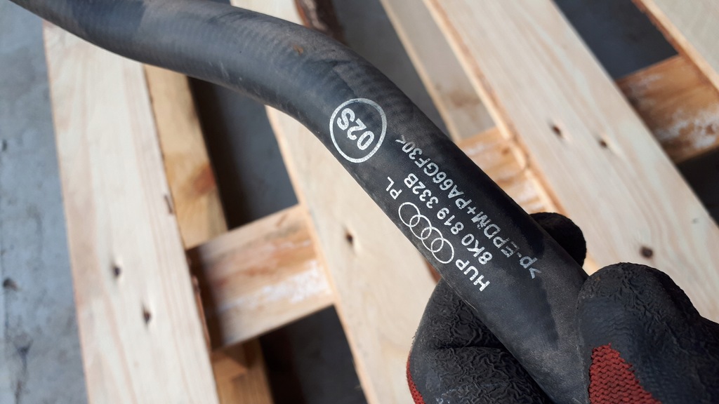 фото №5, A4 b8 lift шланг трубка wody 3.0 tfsi s5 sq5