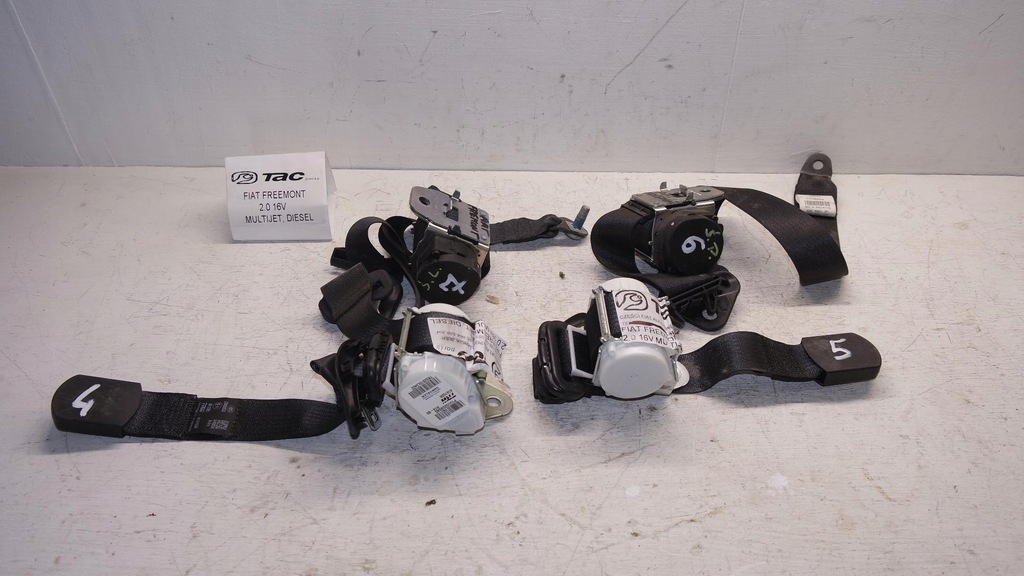 фото №1, Ремни безопасности середина задняя fiat freemont