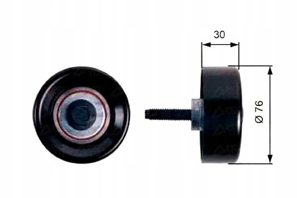 Gates ролик напрямна ремінь ford fiesta/focus 00 Доставка