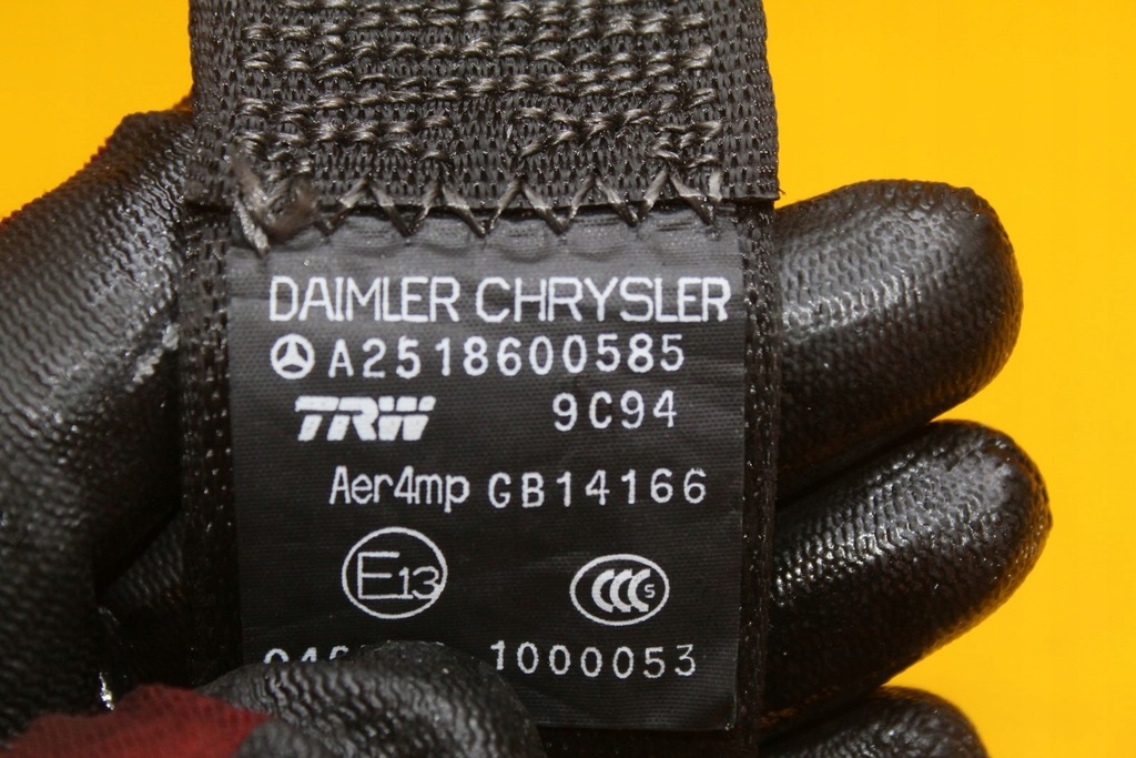 фото №5, Pas безпеки лівий задня 3 ряд w251