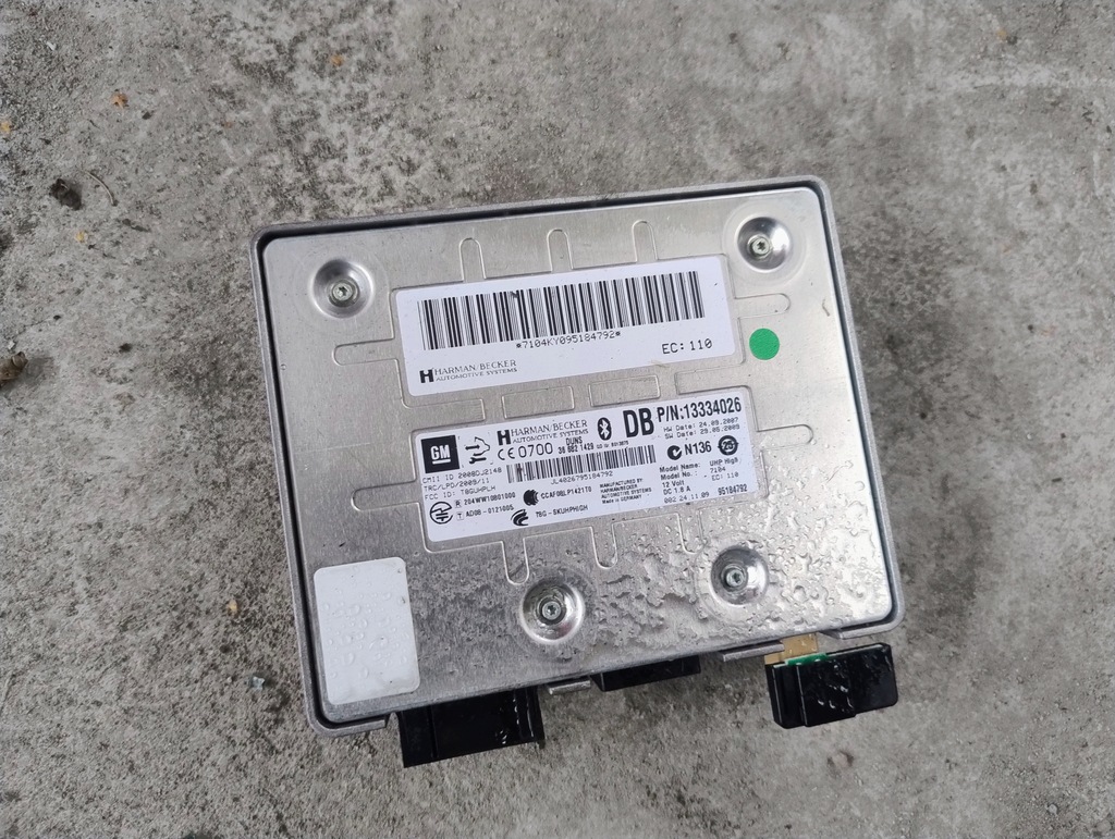 фото №1, Модуль bluetooth opel insignia a 13334026