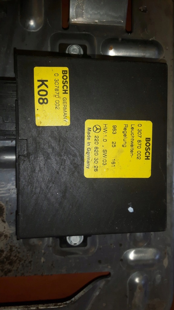 фото №1, Mercedes w220 блок керування модуль світла 2208203026