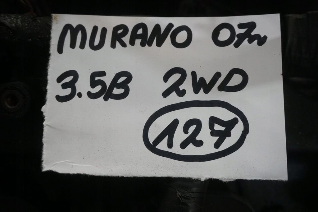 фото №10, Nissan murano z50 двигатель 3.5benzyna vq35de 2007rok 2wd