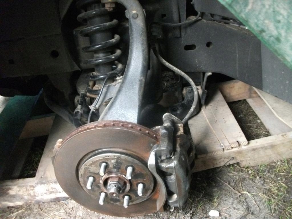 фото №1, Nissan pathfinder r51 поворотный кулак амортизатор ступица рычаг