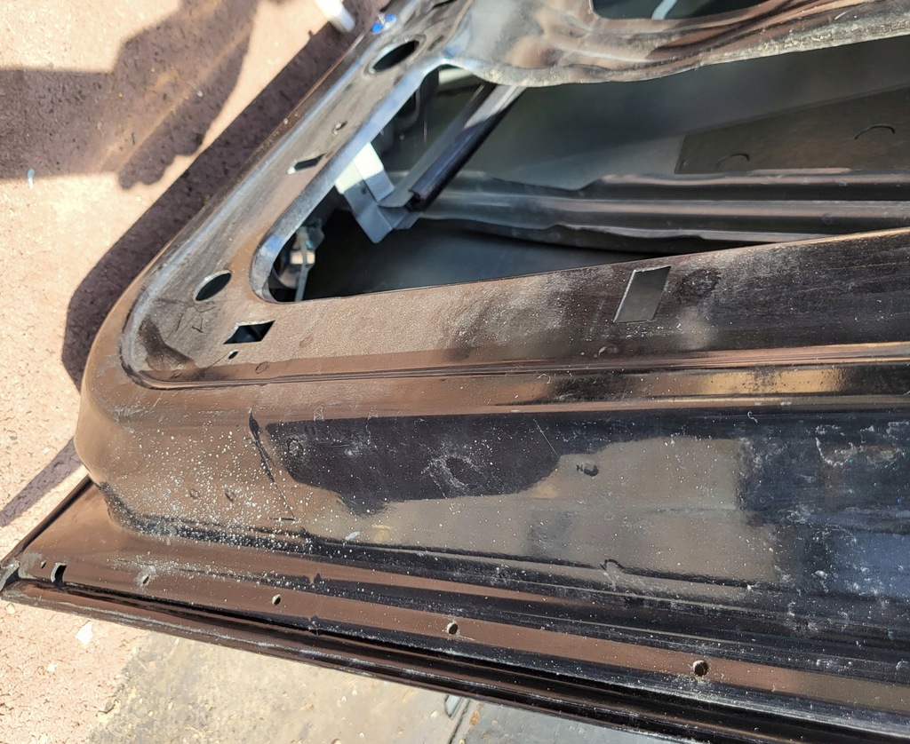 фото №13, Двері правий перед молдинг хром ущільнювач bmw 7 e65 колір чорний 475