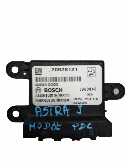 фото №1, Opel astra j iv модуль pdc 20928121