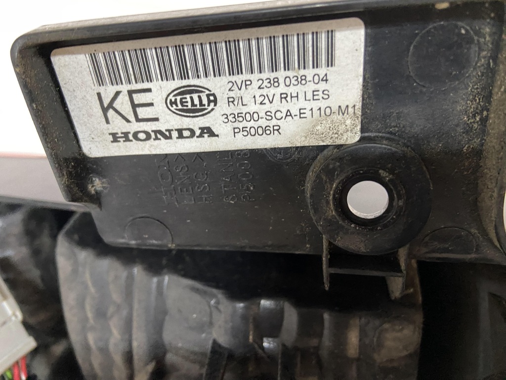 фото №11, Лампа правая задняя правый задняя honda cr-v ii lift оригинальный номер 33500-sca-e110-m1