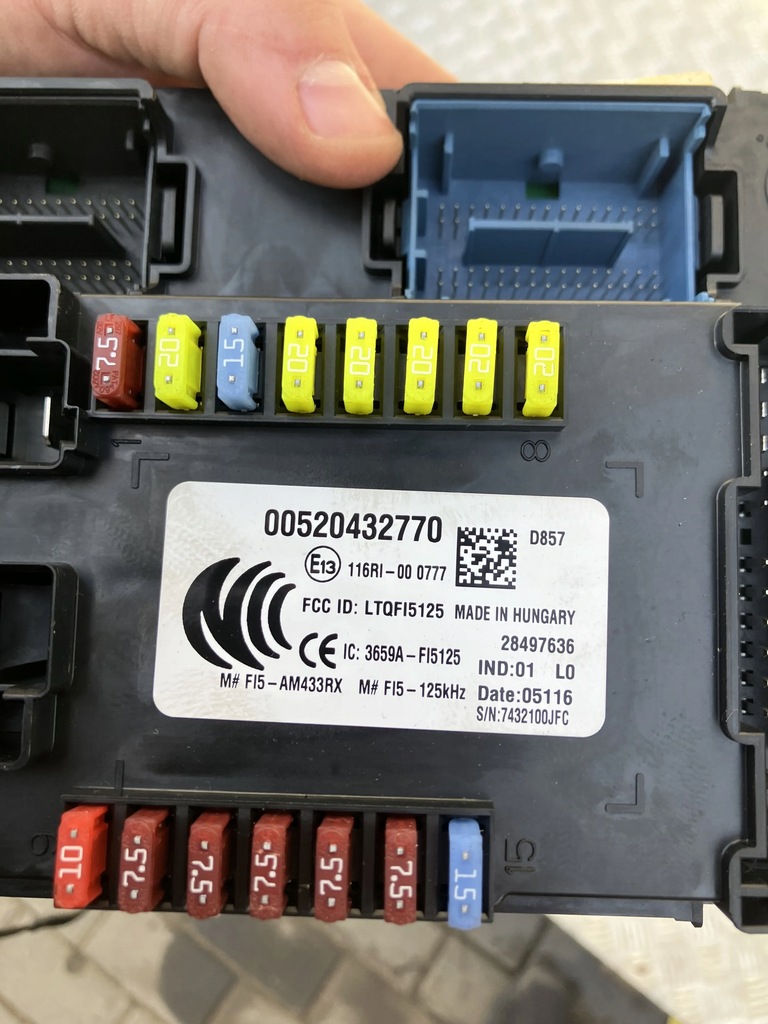 фото №2, Модуль bsi коробка запобіжників jeep renegade 14- 00520432770