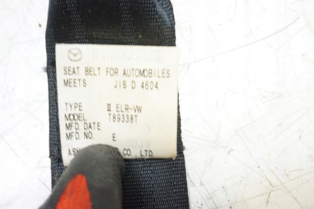 фото №5, Pas безопасности правый задняя ii ряд mazda 5