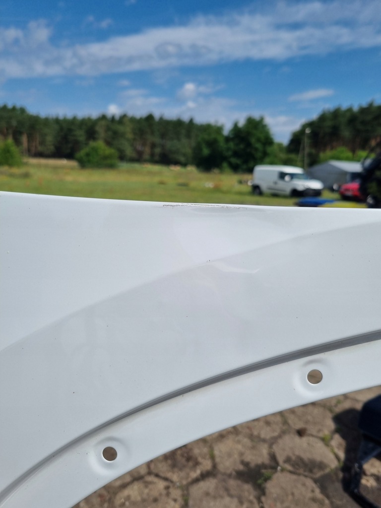 фото №5, Skoda kodiaq 2020 крыло левый перед передний белый хороший bez покраска