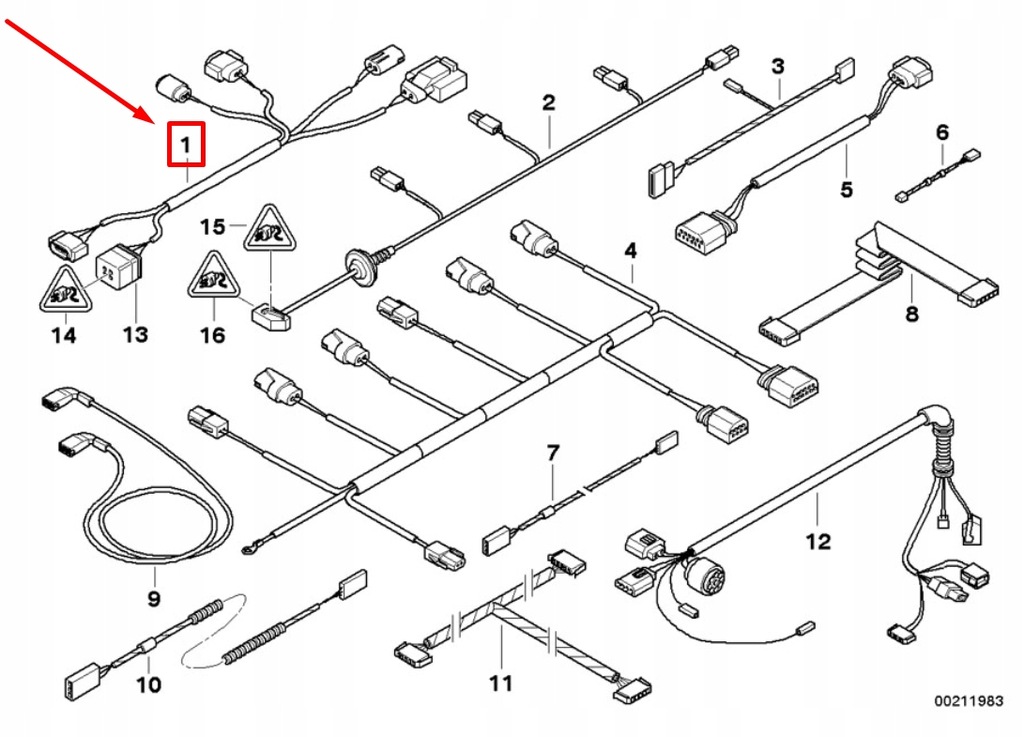 фото №8, Bmw 5 e60 жгут трубопровод датчика системы рулевой 6970306