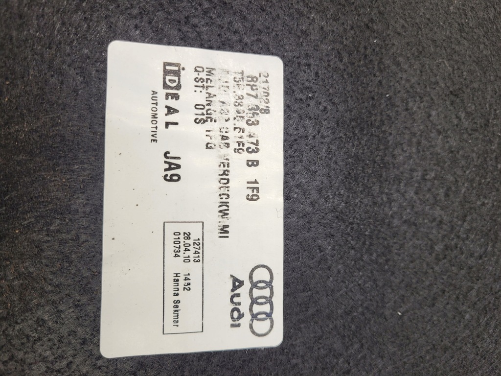 фото №5, Обшивка дах audi a3 cabrio 8p7863473b