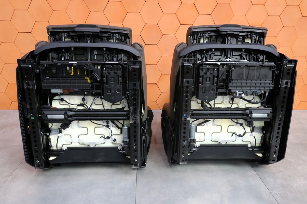 фото №15, Bmw 5' g60 салон сиденья с подогревом память veganza espresso коричневый bowers