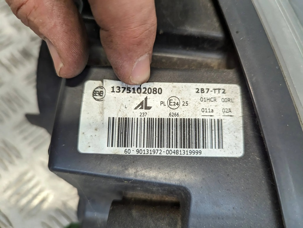 фото №11, Boxer jumper ducato 15-24 лампа перед передняя левая серая led 1375102080