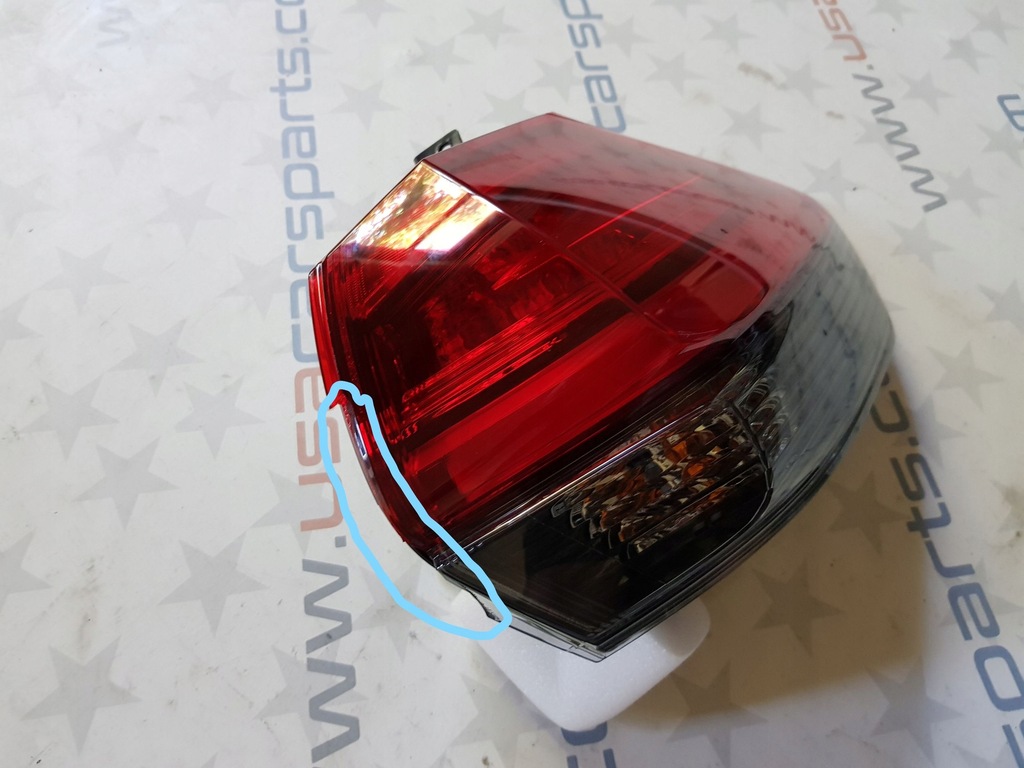 фото №11, Nissan rogue 2015 права сторона лампи задні