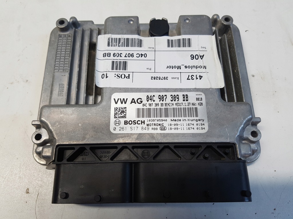 фото №1, Vw t-roc a11 1.0tsi бортовий комп'ютер блок керування 04c907309bb