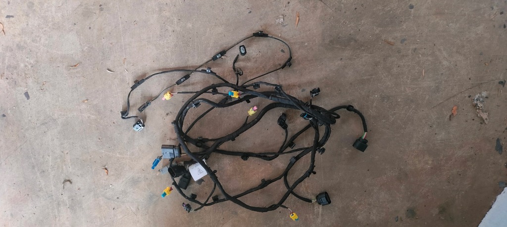 фото №5, Установка жгут pdc бампера перед porsche cayenne 9y0