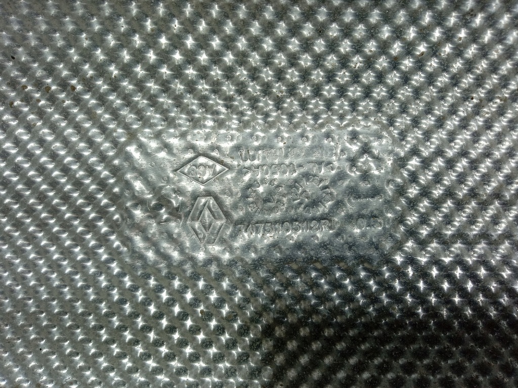 фото №5, Renault clio v 19- захист теплова вихлоп 747510512r