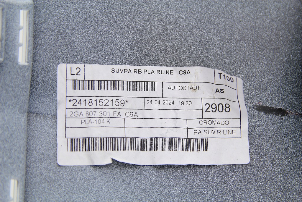 фото №11, Оригінальний бампер задня vw t-roc r-line fl lift 2021- 2ga807417j