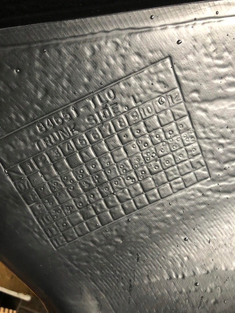 фото №6, Honda accord viii 08- обшивка багажника лівий sedan