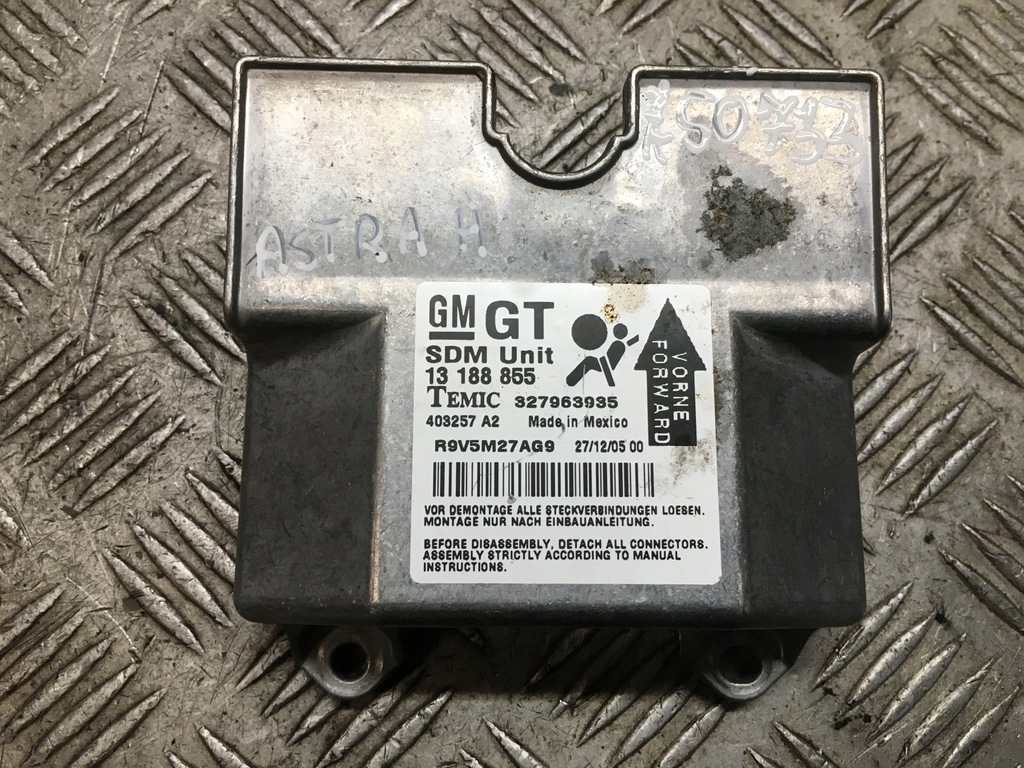 фото №1, Astra h модуль датчик подушка безпеки 13188855