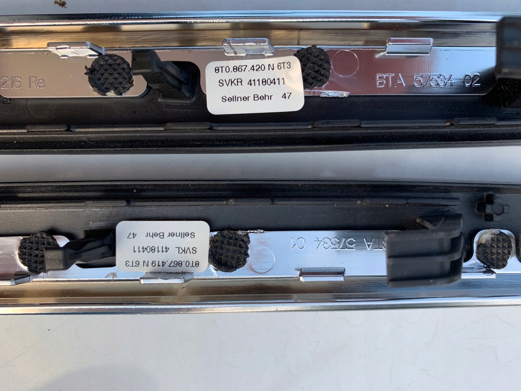 фото №10, Dekor карбоновый audi 8t rs5 3szt 8ko863305 ab 6t3 8to867420 8to867419 n 6t3