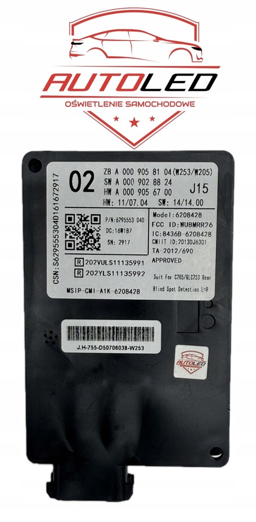 Купить Модуль радар задний  distronic mercedes c205 w205 glc 253 w253 a0009058104