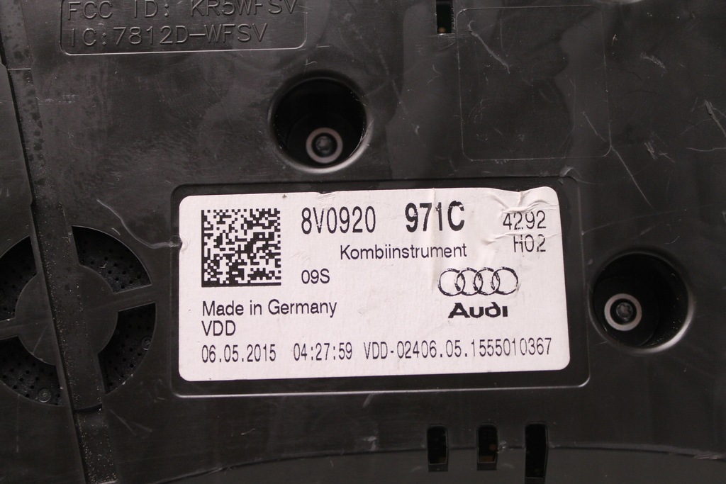 фото №7, Audi a3 8v 1.4 tfsi лічильник прилади 8v0920971c
