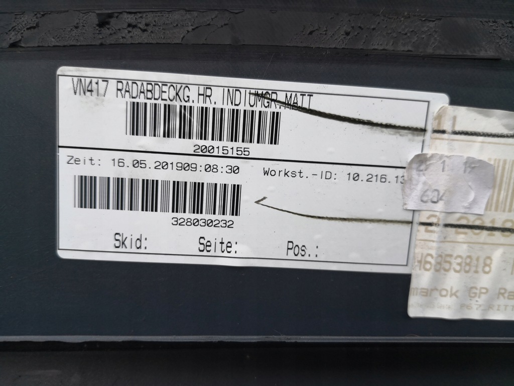 фото №10, Vw amarok lift 2h6 17- молдинг na крила правий задня