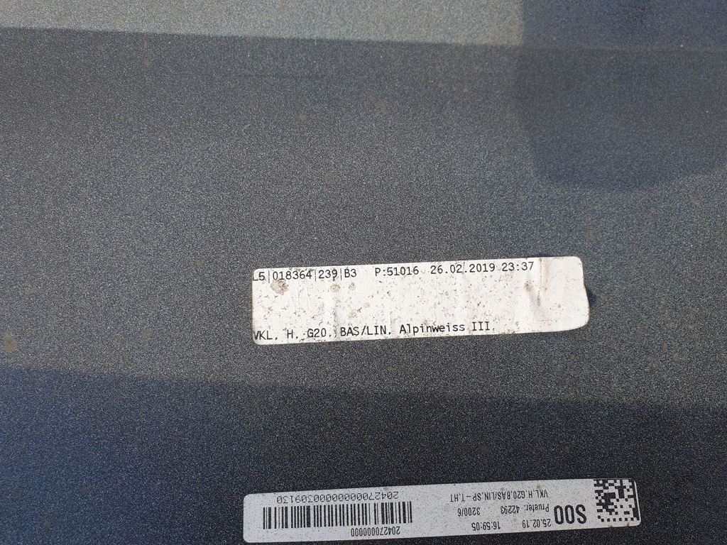 фото №7, Bmw 3 g20 19- бампер задняя задний