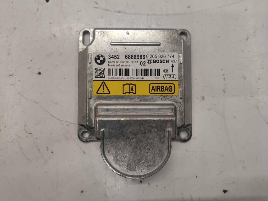 фото №1, Bmw 7 f01 f02 модуль датчик подушка безопасности 6866986