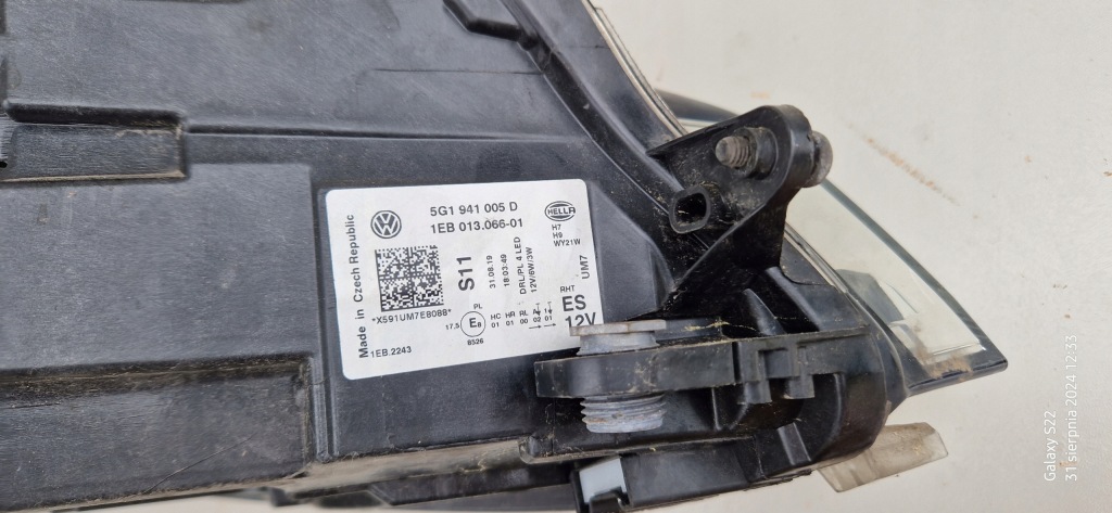 фото №8, Лампа левая правая golf vii lift 5g1941006d 5g1941005d