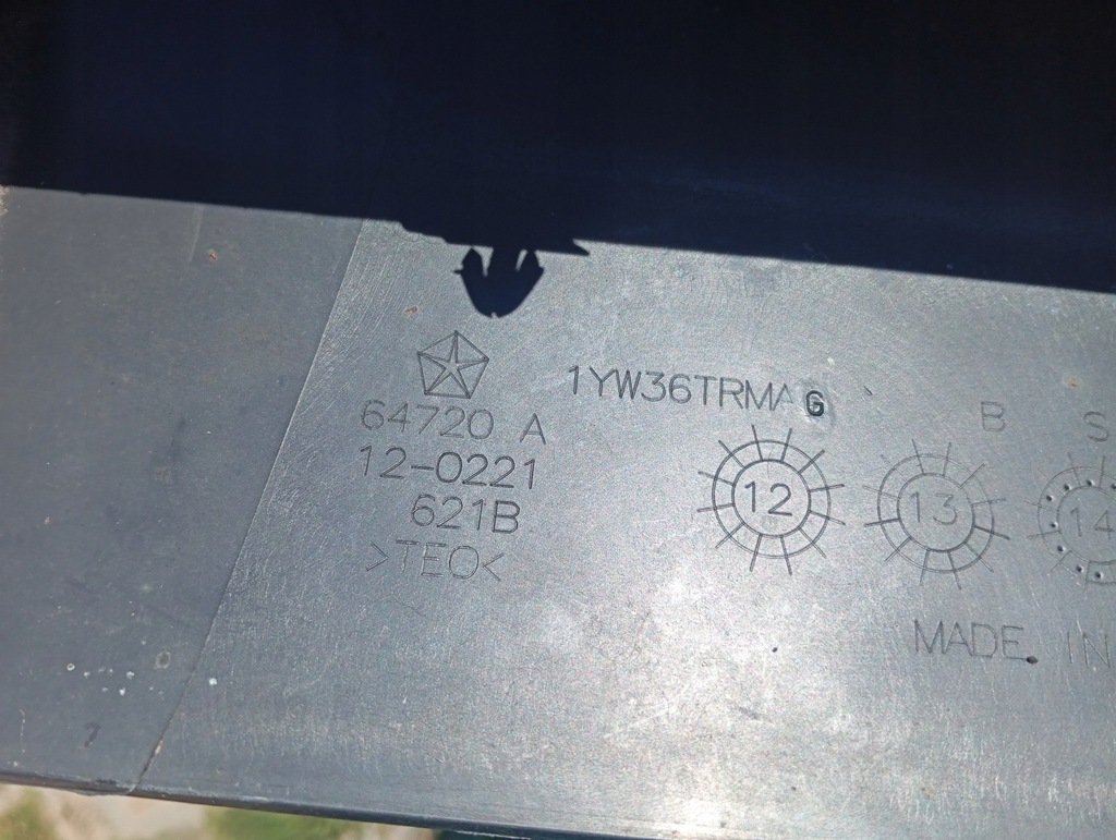 фото №13, Jeep cherokee kl 14- 23 i lift молдинг na порог левая порог накладка