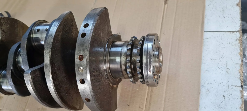 фото №6, S6 c7 4g lift wał коленчатый номинал 4.0 tfsi ctg r079e 079101cp 079cp s7 4g