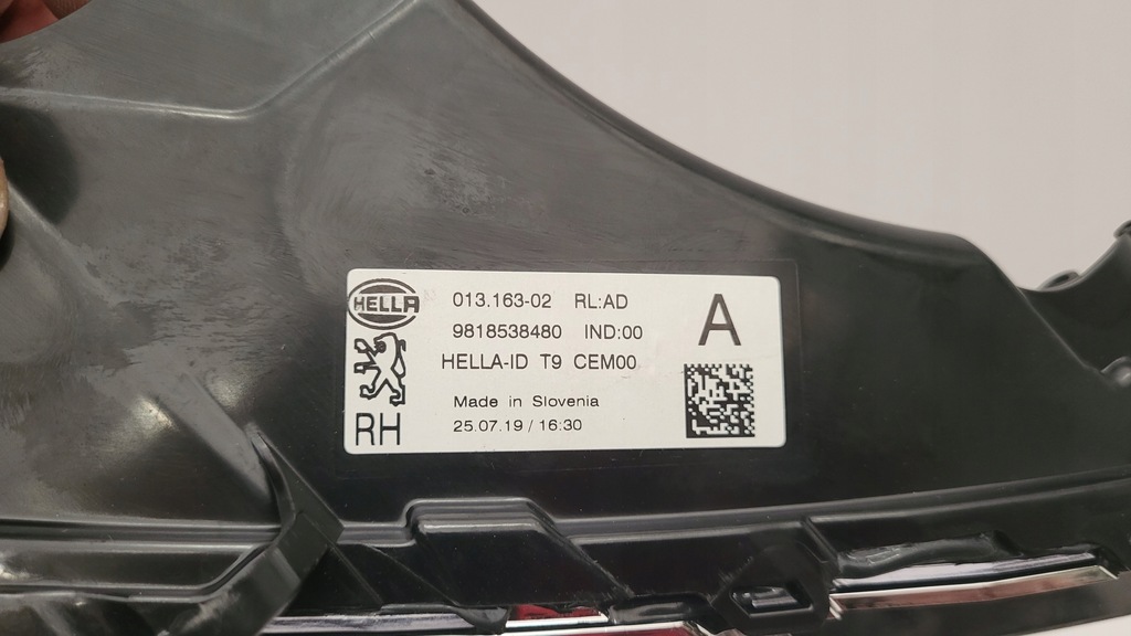 фото №5, Поворотник led правий peugeot 308 t9 lift новий