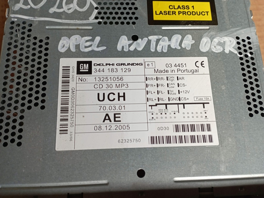 фото №3, Opel antara радио cd радиопроигрыватель 13251056