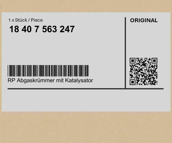 фото №1, Rp коллектор выпускной с катализатор mini r57 r57 r55 r55 r56 r56