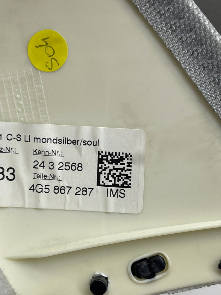 фото №12, Audi a6 c7 sedan захист обшивка стійка c оббивка лівий задня