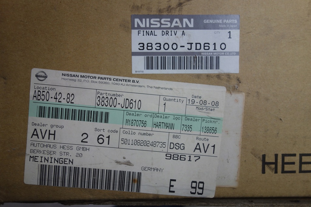 фото №6, Дифференциал дифференциал renault koleos 2.0 dci 38300-jd610 k0304a