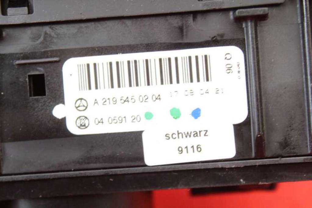 фото №6, Выключатель переключатель света a2195450204 mercedes cls c219 w219 04-08