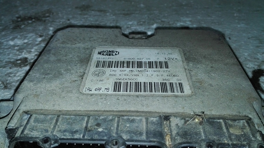 фото №1, Бортовой компьютер двигателя fiat 55187372