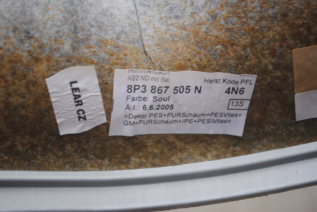 фото №14, Podsuftika czarna s-line стойки комплект audi a3 8p 3 дверь