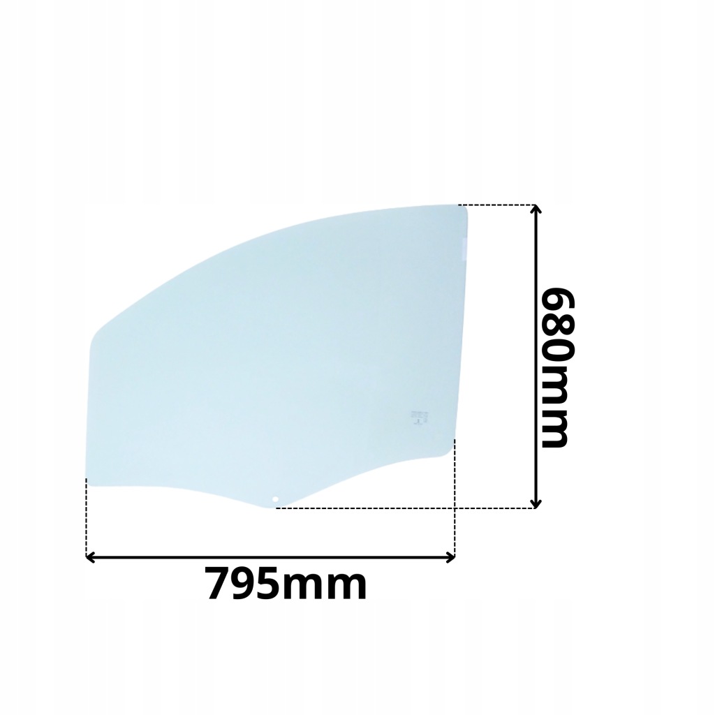 фото №1, Стекло боковая дверь левая опускная fiat qubo 2008- 0290