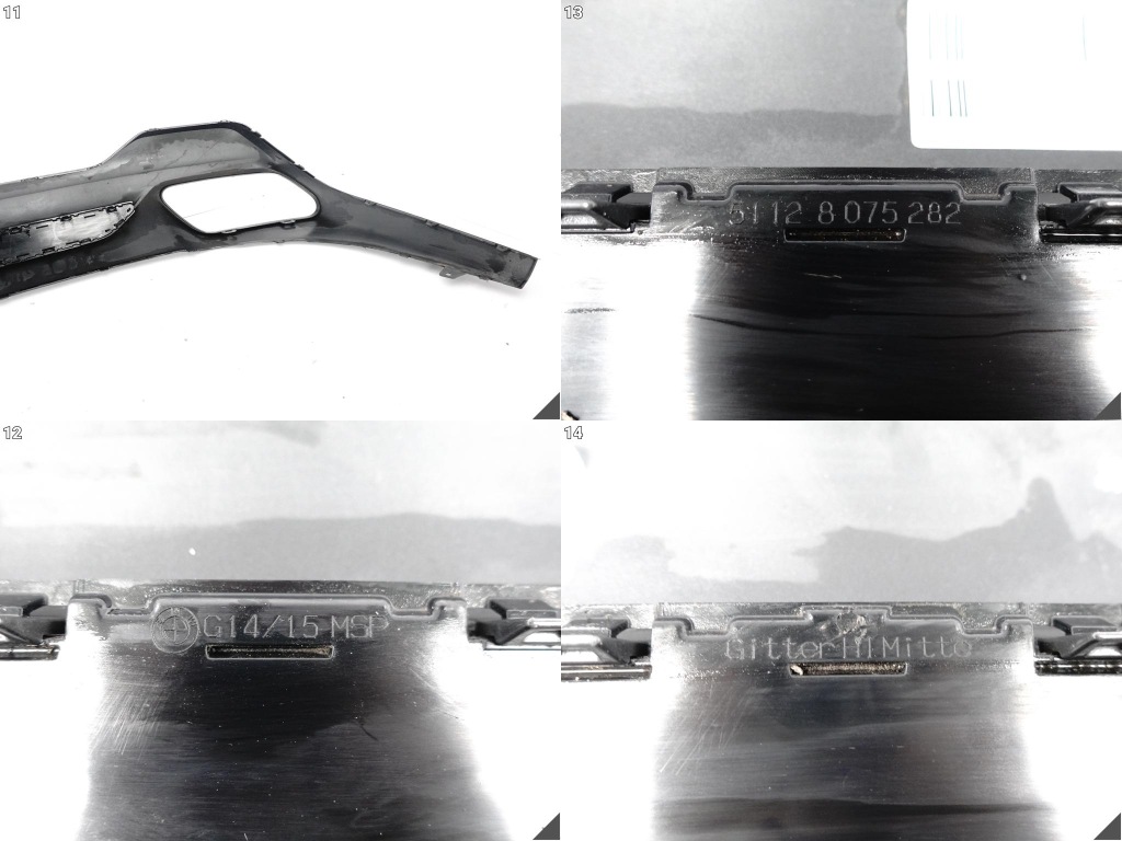 фото №12, Bmw 8 g14 g15 g16 m-pakiet msp 18-22 спойлер диффузор накладка бампера задняя